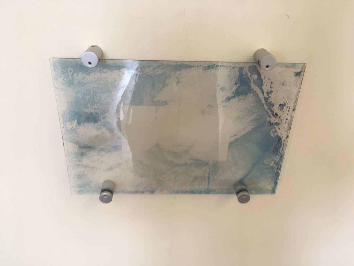 Personal first attempt of cyanotype on glass